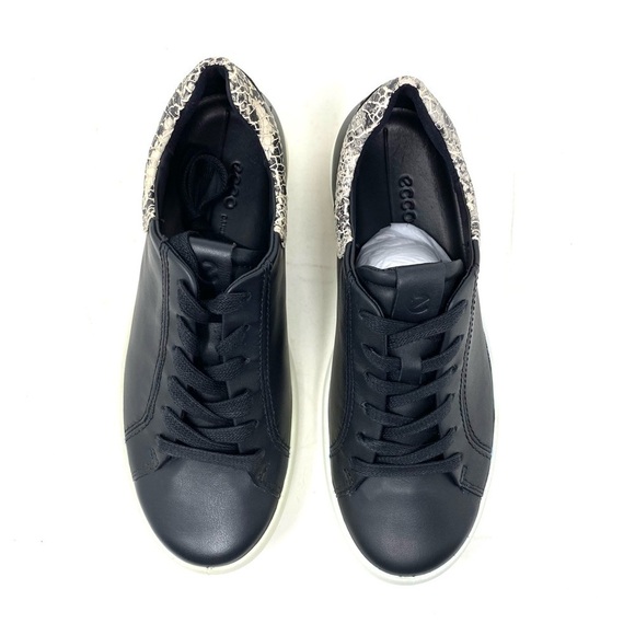 ECCO - WOMENS SOFT 7 Leather SHOES 470343-60099 Black limestone - Picture 5 of 7